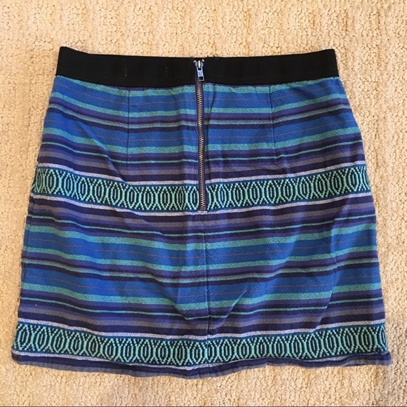American Eagle striped pattern mini skirt 0 XS - Picture 3 of 3